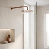 Кръгло рамо за душ пита REA JS-9021 40cm Brush copper