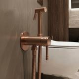 Inbouw Bidetmengkraan Rea Lungo Loop Diamond Brush Copper