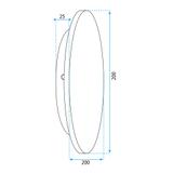 Wandlampe LED APP1405-W WOOD