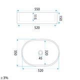 Opzetwastafel Rea Georgia
