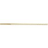 Shower tray skirting panel 140cm Brush Gold
