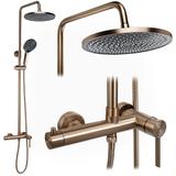 Shower set Rea Foster Brush Copper