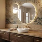 Veidrodis LED R-8040 80cm + 40cm