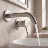 Wall Mounted faucet Rea Clif Brush Nickle