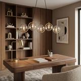 LAMPA SUFITOWA WISZĄCA APP1440-5CP Złota