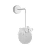 LAMPA ŚCIENNA KINKIET WHITE BEAR G161-1W