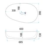 Aufsatzwaschbecken Rea SANDRA