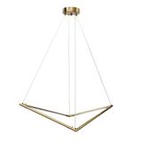 Люстра LED APP1776-CP Brush Gold