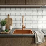 Zlewozmywak stalowy REA Leo 50 Miedź szczotkowana