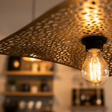 Плафон APP1468-1CP BLACK/OLD GOLD