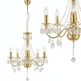 Deckenleuchte EBT015-5CP Gold