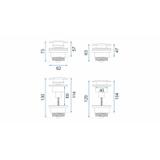 Click-Klak Universal pesuallas Siphon Rea White