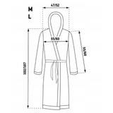 Bathrobe Jordan Navy Black women L