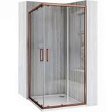 Cabina de dus Rea City 90x90 Brush Copper