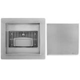 Odpływ liniowy REA NEO STAL SZCZOTKOWANA 15x15