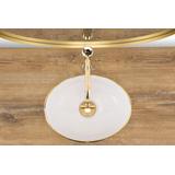 Countertop washbasin Rea Sofia mini GOLD / WHITE Shiny