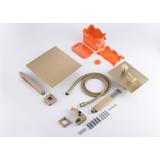 Unterputz Duschset BENTO GOLD + BOX