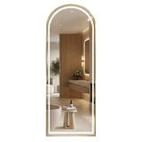 Espejo LED Orbit 50x160cm Brush Gold