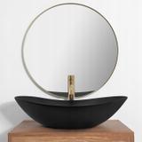 Umywalka nablatowa Rea Royal 60 Black Mat