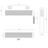 Rubinetto doccia REA Argon BRUSH GOLD