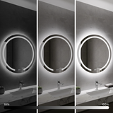 Lustro ścienne LED 80cm Modern