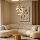 Підвісна Кришталева Лампа LED G068-CP Gold