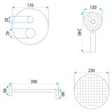 Shower system  Rea Drop Titan + BOX