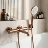 Baterie pentru cadă REA Rivo Brush Copper