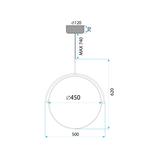Lampe LED APP1427-C 50cm