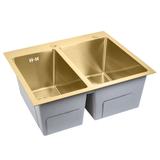 Čelični sudoper Toby  BRUSH GOLD