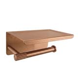 Porte-papier toilette avec étagère 6613 Modern Copper Brush