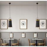 Hängelampe ASTI C Black/ Gold