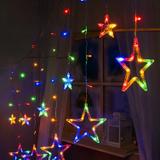 Kurtyna LED Gwiazdy Multikolor z Pilotem CD002-138