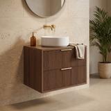 Тумба під умивальник Rea Mono 60cm Brown