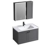 Conjunto de muebles de baño con lavabo Monti 60cm Grey