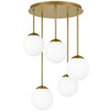 LAMPA SUFITOWA WISZĄCA APP1818-5CPR GOLD