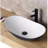 Umývadlo na dosku Rea Royal Black White