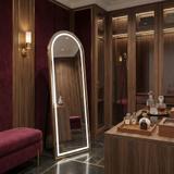 Miroir LED Orbit 60x170cm Brush Gold