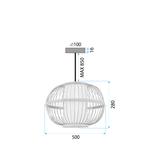 Deckenlampe BOHO APP1632-1CP 50cm