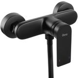 Dušas maisītājs ar rokas dušu REA Verso Black zelta krāsā Brushed