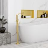 bathroom shelf 30x45 gold brush