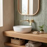 Mitigeur de lavabo encastrable REA VISION Brush Gold + BOX