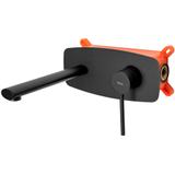 Bateria Umywalkowa Podtynkowa REA OVAL Czarna