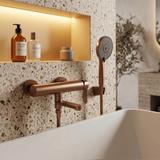 Bath mixer Rea Arcos Brushed Copper