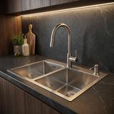 Oceľové umývadlo Toby BRUSH STEEL