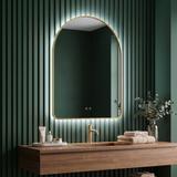 Огледало LED 80x60cm CAMLOT Brush Gold