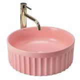 Umywalka nablatowa Rea DUO Sweet Pink Matt