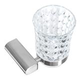 Harjattua nikkeliä riippuva kylpyhuonemuki 322224