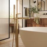 Robinet autoportant Rea Grace Brush Gold