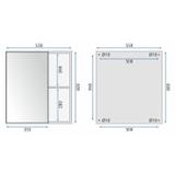 Set kupaonskog namještaja s umivaonikom Mario 60cm White